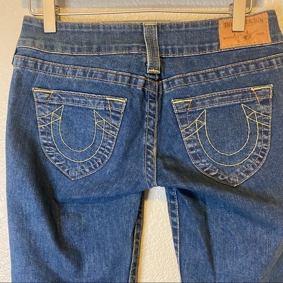 True Religion Straight Leg Ankle Jeans Size 26‎ - Picture 4 of 6